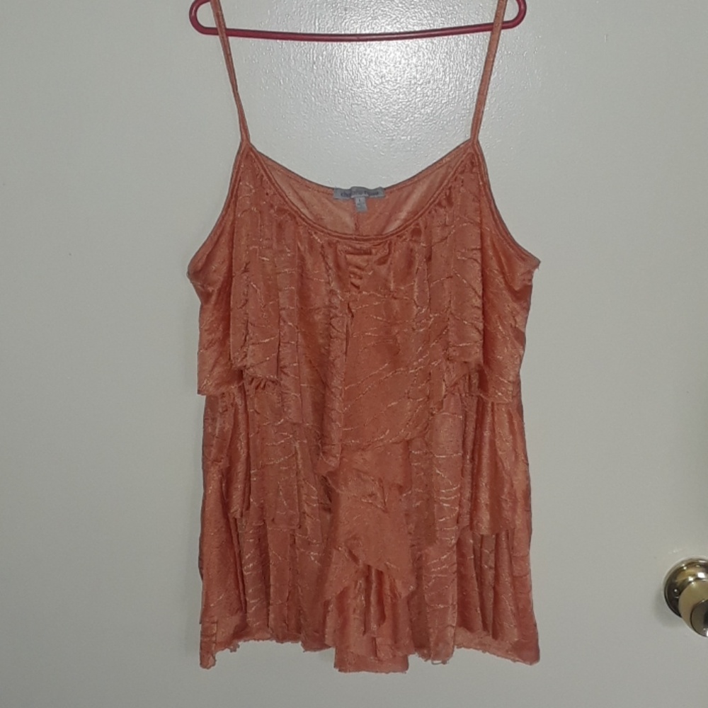 Charlotte Russe Coral Tank Top